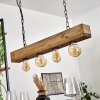 BERAT Pendant Light brown, black, 4-light sources