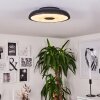 VULLY Ceiling Light LED black, 1-light source, Remote control, Colour changer