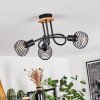 BALLIS Ceiling Light Ecru, black, 3-light sources