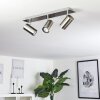 ZUOZ Ceiling Light chrome, matt nickel, 3-light sources