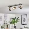 ZUOZ Ceiling Light chrome, matt nickel, 3-light sources