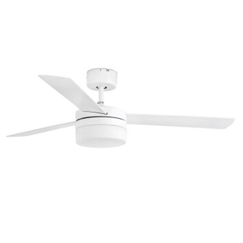 Faro Barcelona Panay Ceiling Fan with Lighting white, 2-light sources