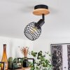 BALLIS Ceiling Light Ecru, black, 1-light source