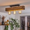 BERAT Ceiling Light brown, black, 3-light sources