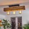 BERAT Ceiling Light brown, black, 3-light sources