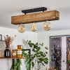 BERAT Ceiling Light brown, black, 3-light sources