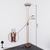 HEURU Floor Lamp LED bronze, 2-light sources