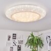 CRESTA Ceiling Light LED white, 2-light sources, Colour changer