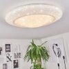 CRESTA Ceiling Light LED white, 2-light sources, Colour changer