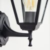 NAOFE Outdoor Wall Light black, 1-light source