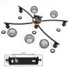 BALLIS Ceiling Light Ecru, black, 5-light sources