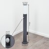 CASERTA path light anthracite, 1-light source, Motion sensor
