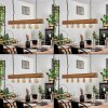 BERAT Pendant Light brown, black, 5-light sources