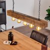 BERAT Pendant Light brown, black, 5-light sources