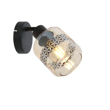 Globo LAZARUS Wall Light black, 1-light source