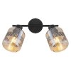 Globo LAZARUS Ceiling Light black, 2-light sources
