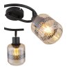 Globo LAZARUS Ceiling Light black, 3-light sources