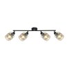 Globo LAZARUS Ceiling Light black, 4-light sources