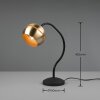Trio-Leuchten FLETCHER Table lamp brass, 1-light source