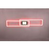 Trio-Leuchten GANADO Ceiling Light LED black, 2-light sources, Remote control, Colour changer
