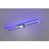 Trio-Leuchten GANADO Ceiling Light LED black, 2-light sources, Remote control, Colour changer