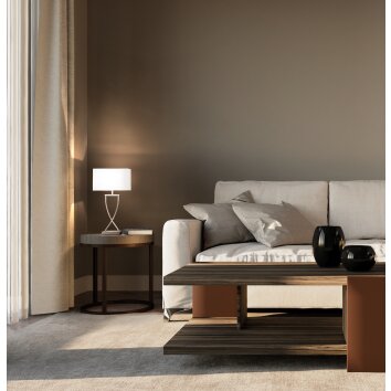 Fischer-Honsel ANNI Table lamp matt nickel, 1-light source