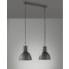 Fischer-Honsel LONDON Pendant Light black, 2-light sources