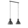 Fischer-Honsel LONDON Pendant Light black, 2-light sources