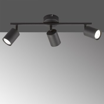 Fischer-Honsel VANO Ceiling Light black, 3-light sources