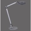 Leuchten-Direkt NIKLAS Table lamp LED black, silver, 1-light source