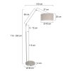Steinhauer PRESTIGE CHIC Floor Lamp brushed steel, 1-light source