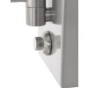 Steinhauer PRESTIGE CHIC Wall Light brushed steel, 1-light source