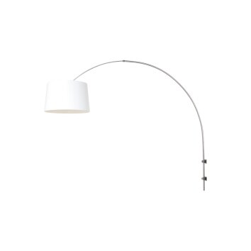 Steinhauer SPARKLED LIGHT Wall Light brushed steel, 1-light source