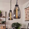 LAROBE Pendant Light black, 2-light sources