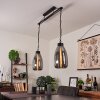 LAROBE Pendant Light black, 2-light sources