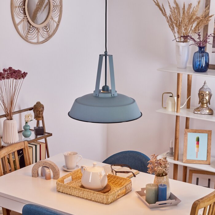 CHIMAY Pendant Light blue, 1-light source