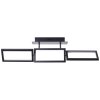 Brilliant RANUT Ceiling Light LED black, 3-light sources