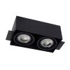Lucide TRIMLESS recessed light black, 2-light sources
