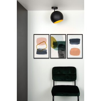 Lucide BINK Ceiling Light black, 1-light source