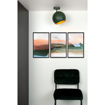 Lucide BINK Ceiling Light green, 1-light source