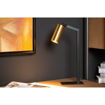 Lucide SYBIL Table lamp black, 1-light source