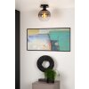 Lucide MARIUS Ceiling Light black, 1-light source