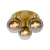 Lucide MARIUS Ceiling Light brass, 3-light sources