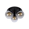 Lucide MARIUS Ceiling Light black, 3-light sources