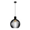 Lucide MIKAELA Pendant Light black, 1-light source