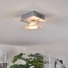 LIESTAL Ceiling Light LED matt nickel, 1-light source