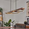 POMPU Pendant Light LED brown, black, 3-light sources