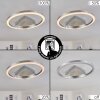 BUREN Ceiling Light LED matt nickel, 1-light source