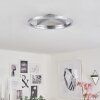 BUREN Ceiling Light LED matt nickel, 1-light source