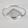 BUREN Ceiling Light LED matt nickel, 1-light source